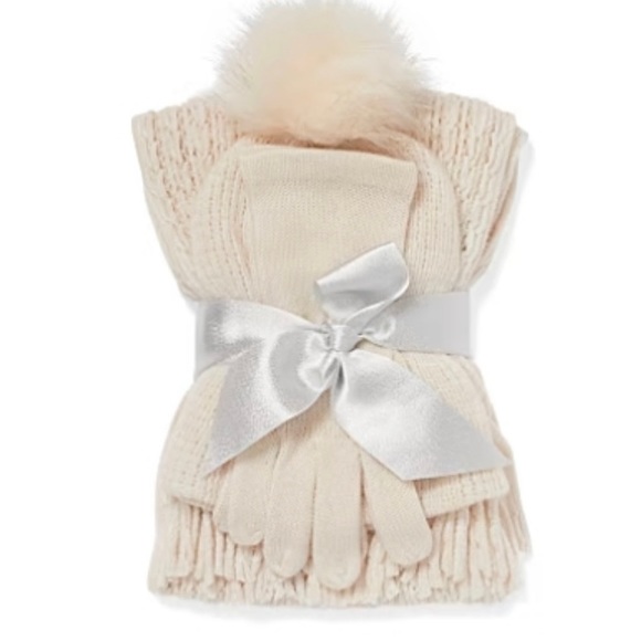 New 3-Piece Scarf, Hat & Gloves Set - Picture 1 of 5